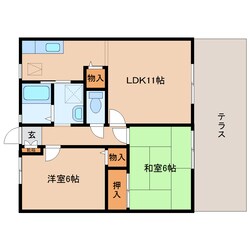 大和小泉駅 徒歩14分 1階の物件間取画像